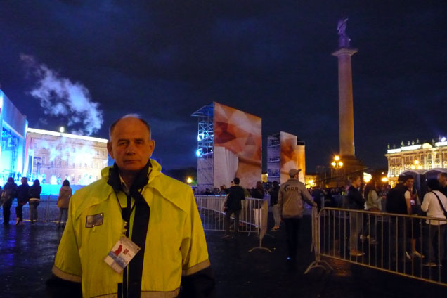 "Дельта" охраняла концерт на Дворцовой площади